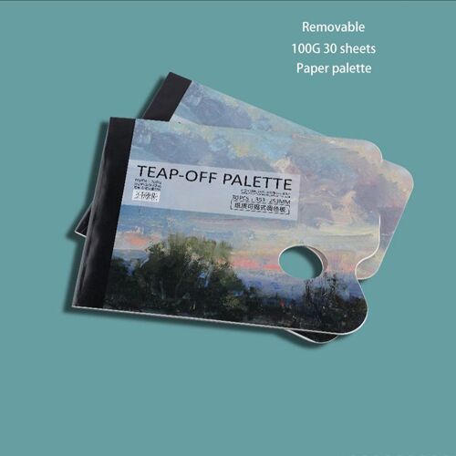 Palette De Papier Détachable Pour Artiste, Palette De Peinture Acrylique, Bloc De Papier Pour Gouache, Peinture À L'huile, Fournitures D'art D'interconnexion, Poulet