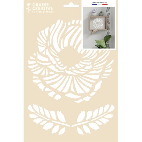 Pochoir A4 Sans Sachet - Floral