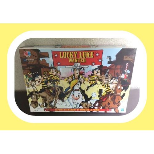 Lucky Luke . Wanted . Jeu De Société - Mb Jeux .. 2002