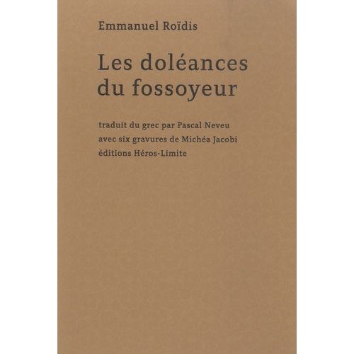 Les Doléances Du Fossoyeur