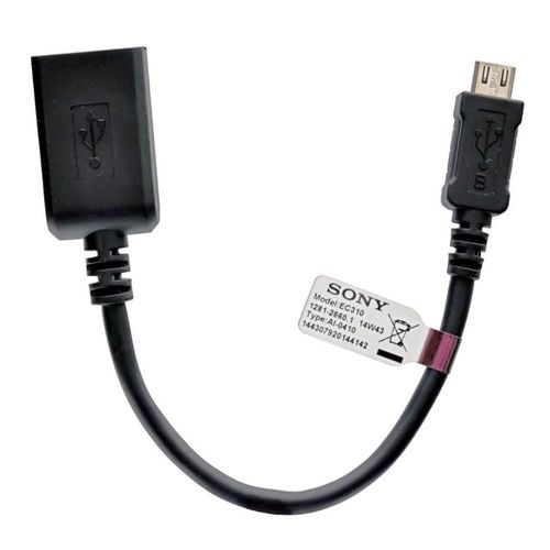 Cable Usb Otg Mâle vers Usb Femelle SONY EC310 Z Z1 Z2 Z3 Z5 E3 M2 CONTACT