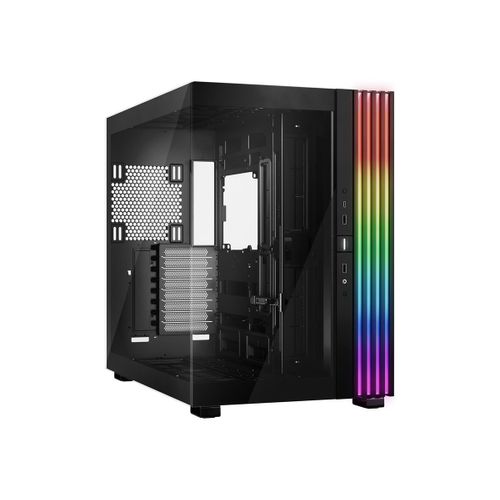be quiet! Light Base 900 DX - FT - ATX étendu - panneau latéral fenêtré (verre) - pas d'alimentation (ATX / PS/2) - noir - USB/Audio