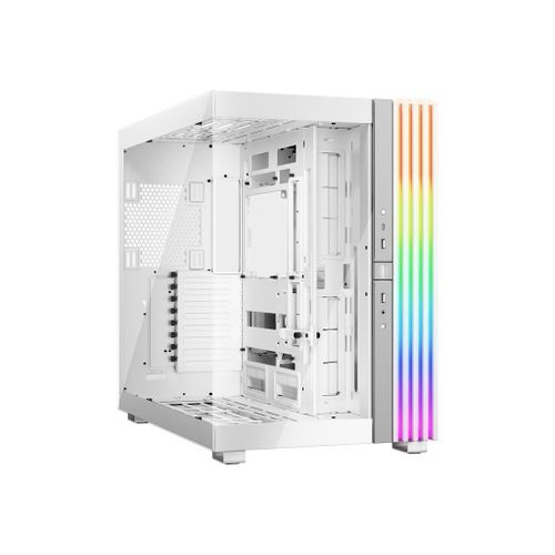 be quiet! Light Base 900 DX - FT - ATX étendu - panneau latéral fenêtré (verre) - pas d'alimentation (ATX / PS/2) - blanc - USB/Audio