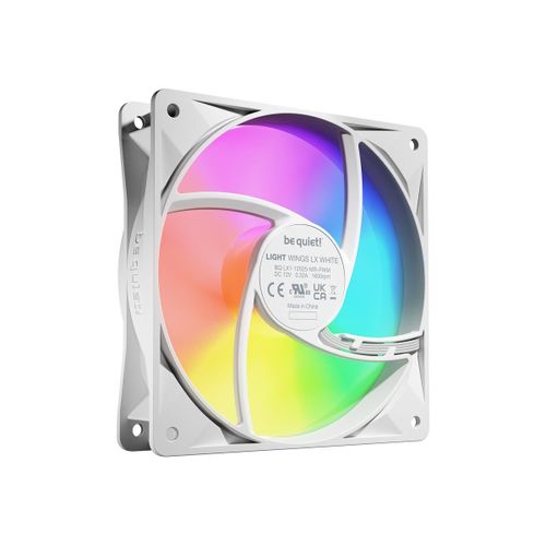 be quiet! Light Wings LX - Ventilateur châssis - PWM - 120 mm - blanc (pack de 3)