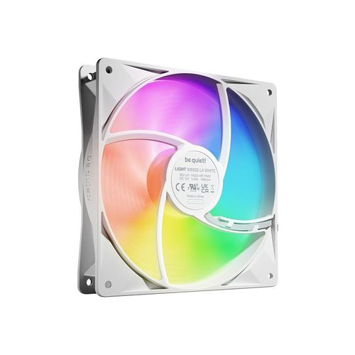 be quiet! Light Wings LX - Ventilateur châssis - PWM haute vitesse - 140 mm - blanc (pack de 3)