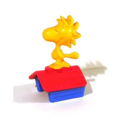 Figurine "Kinder" (1993) - Snoopy Et Ses Amis, N°1 - Woodstock Sur Niche (K94n31 / K94-31)