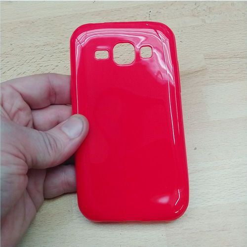 Coque Silicone Pour Samsung Galaxy J1 (J100) Rouge