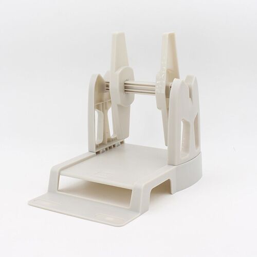 Rouleau porte-papier pour étiquette externe, imprimante thermique de reçus, porte-papier pour codes-barres de bureau, 2 en 1