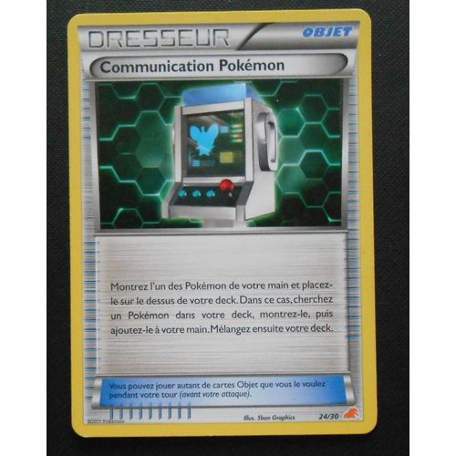 Dresseur Communication Pokemon 24/30 - Trainer Kit - Black & White - Minotaupe  - Vf