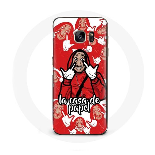 Coque Samsung Galaxy S7 La Casa De Papel Doigt