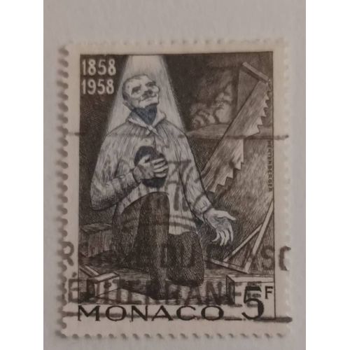 R46 - Oblitéré Monaco N°495 - Année 1958 -- Bourette, Premier Miraculé --