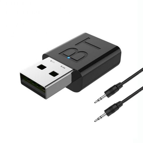 Mini Adaptateur Récepteur Audio Sans Fil Pour Voiture, Haut-Parleur De Musique, Mains Libres, Bluetooth 5.1, 3.5mm, Aux