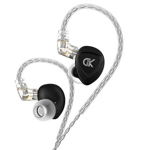 casque filaire ergonomique HiFi ABS, 4 unités de fer mobiles, écouteurs intra-auriculaires pour e-sports
