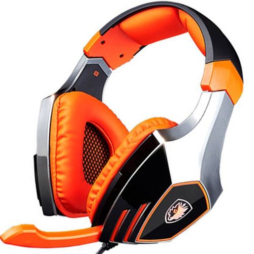 Gaming Headsets SADES A60 Ele avec microphone - Orange