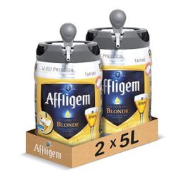 Affligem Blonde Bière D'abbaye 2 Fûts De 5l 6.7°
