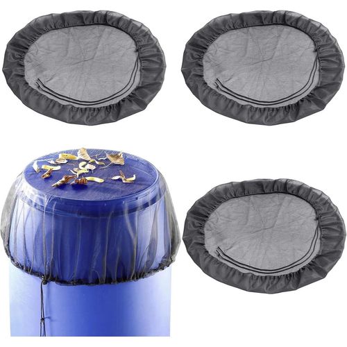 ASFASFq-4 Pièces Filet Recuperateur Eau,Filet Protection Recuperateur Eau de Pluie 60cm,Recuperateur Eau Pluie,Filet Citerne Pluie,Filtre Eau de Pluie,Filet pour Cuve à Eau (60)