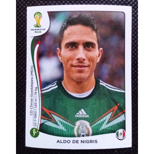 Coupe Du Monde Brasil 2014 - Image Panini - Mexique N°84 Aldo De Nigris