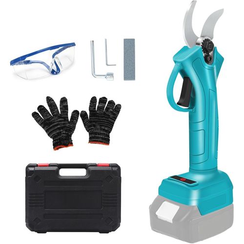 ASFASFq-Coupe-branches sans fil compatible avec batterie Makita 18 V, diamètre de coupe max. 40 mm, poignée en caoutchouc souple, sécateur électrique pour élaguer les arbres et les arbres fruitiers (