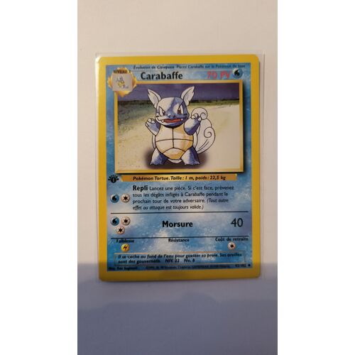 Carte Pokemon Carabaffe Edition 1 De 1999
