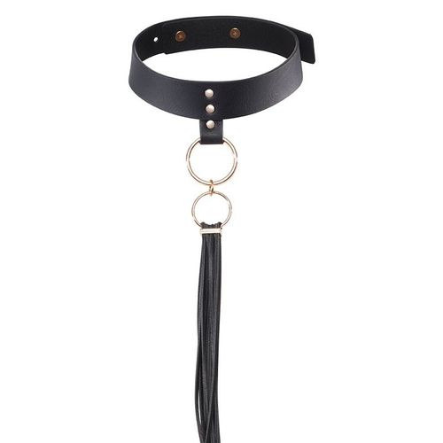 Collier Fouet - Collection Maze - Noir Ou Marron - Noir