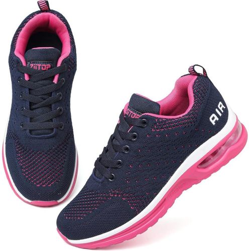 Asfasfq-Basket Femme Chaussures De Running Sneakers Femme Basket De Marche À Coussin D'air Respirant Chaussures De Course Légères Chaussures Mode Et Sport Pour Femmes Fitness Gym Jogging Outdoor Snea