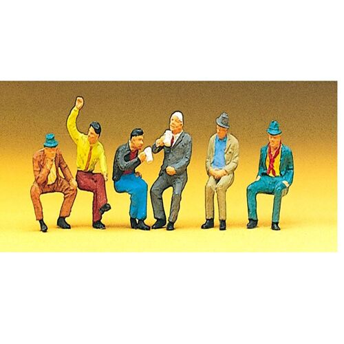 Modélisme Ho : Figurines : Personnes Assises-Preiser