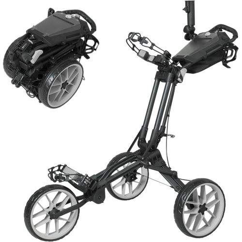 Asfasfq-Chariot De Golf À Trois Roues Compact Ultra - Léger Taille Pliante Minimale