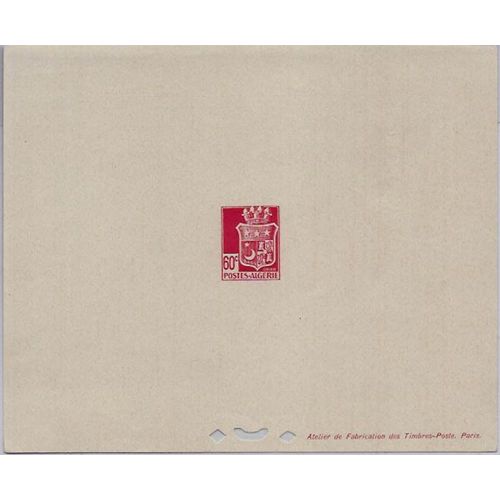 Algérie : N° 187 En Épreuve De Luxe