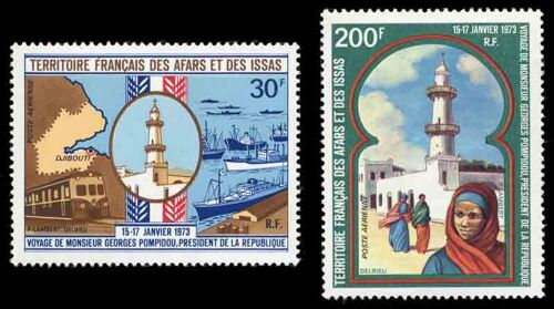 Timbre Collection Afars Et Issas N° Yvert Et Tellier Pa 78/79 Neuf Sans Charnière