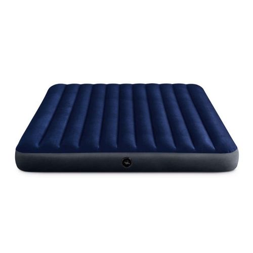 Matelas Gonflable Intex Downy Classic Fiber-Tech 2 Places Xxl - 203 X 183 X 25 Cm