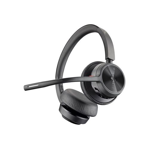 Poly Voyager 4300 UC Series 4320 - Micro-casque - sur-oreille - Bluetooth - sans fil - USB-A - isolation acoustique - Certifié pour Microsoft Teams