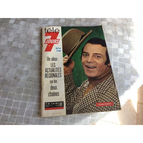 Télé 7 Jours - 1970 - N 528 - ( Georges Guétary )