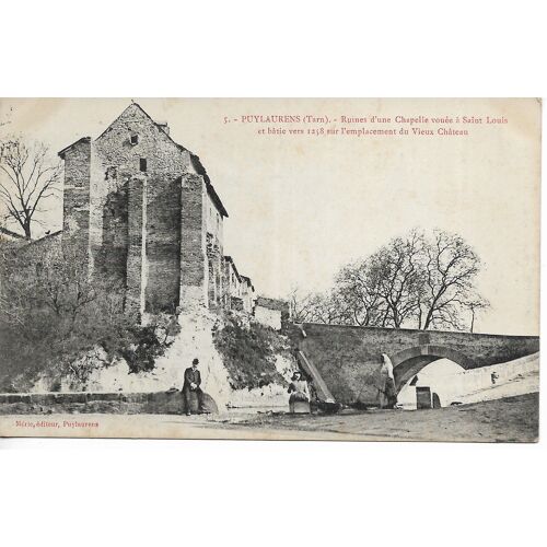 Tarn, Puylaurens, Ruines D'une Chapelle.