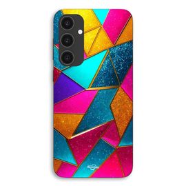 Coque Pour Samsung Galaxy S23 FE texture abstraite mosaïque colorée Maniacase
