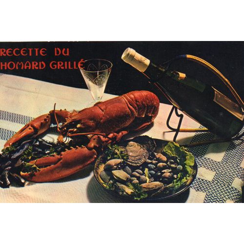 Carte Postalexx Eme Siecle - Mx3814 - Recette Du Homard Grille - Non Ecrite - Editions D'art Jos/Iris