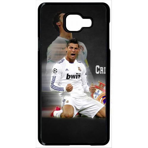 Coque - Christiano Ronaldo - Compatible Avec Samsung Galaxy A7 (2016) - Plastique - Bord Noir