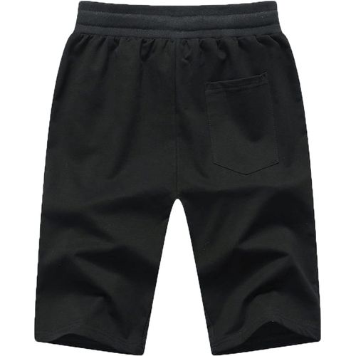 Asfasfq-Short Homme Sport Coton Short Avec Poches Zippées