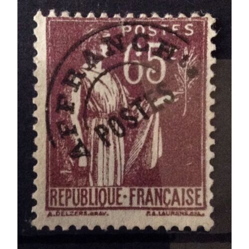 France - Préoblitéré Paix 65c Violet-Brun (Superbe N° 73) Obl - Cote 5,00€ - Année 1922 - N12434