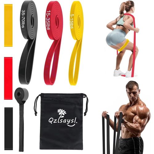 Asfasfq-Bande Élastique De Fitness Avec Ancrage De Porte Et Sac De Rangement - Lot De 8 8