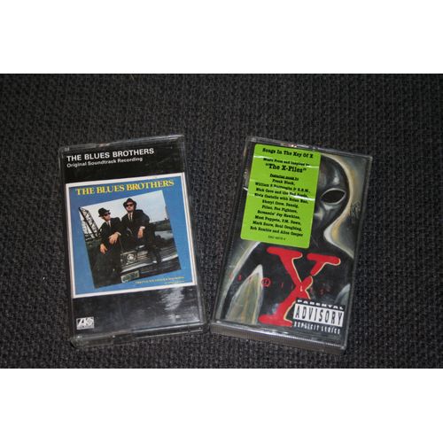 Cassettes De Bande Originale De The X Files Et Blues Brothers