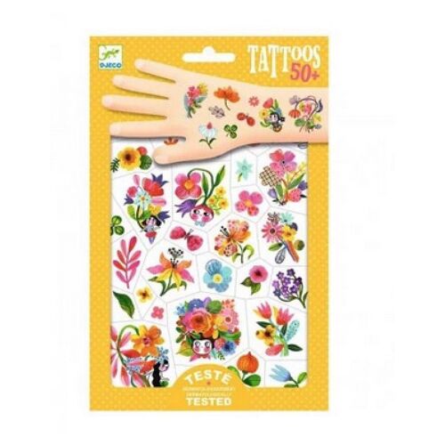 Tatouages Aqua Flor Djeco