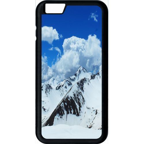 Coque - Montagne - Compatible Avec Apple Iphone 6+ - Plastique - Bord Noir