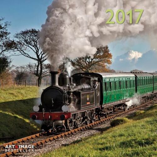 Calendrier 2017 - Steam Engines - Locomotives - 30x30 Cm