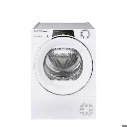 Candy RapidÓ, ROE H10A2TCEX-S, sèche-linge à condensation, 10KG, pompe à chaleur, SmartAffichage de textes, WiFi, App hOn, 7 cyc