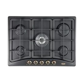 DeLonghi ANF 57 PRO, Intégré, Cuisinière à gaz, Émaillé, anthracite, Fonte, Au milieu