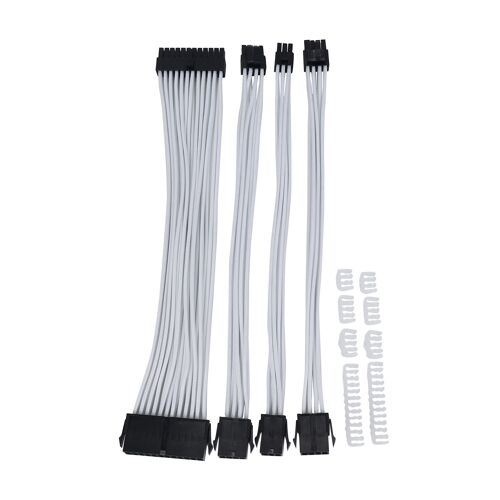 Kit De Câble D'extension D'alimentation De Base Atx 24 Broches/Eps 4 + 4 Broches/Pci-E 8 Broches/Pci-E 6 Broches, 1 Pièce