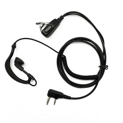 Oreillettes à 2 broches avec Microphone PTT pour talkie-walkie UV-5R UV-5RE, accessoires de Radio bidirectionnelle