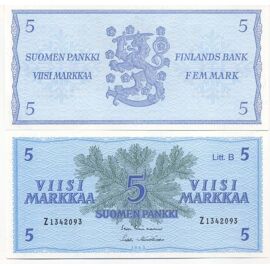 Finlande - Pk N° 106a - Billet De Banque De 5 Markka