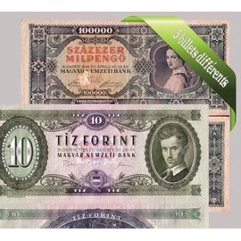 Hongrie - Collection De 5 Billets De Banque Tous Différents.