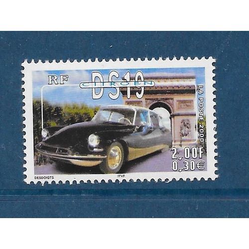 France Année 2000 N° 3325 Neuf** Voitures Anciennes Citoën Ds 19